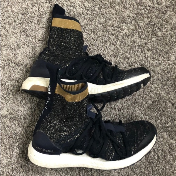 adidas ultra boost navy gold